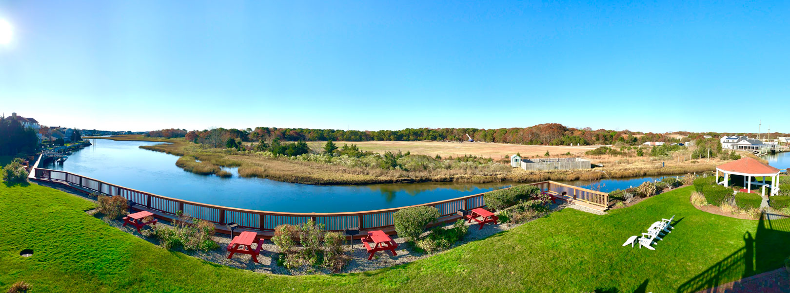 An expansive view of VRI's Riverview Resort in South Yarmouth, Massachusetts.